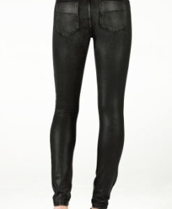 Denimocracy - High Waist Skinny in Ink Leather